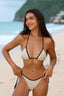 AMALFI TOP - COCOA TRIM