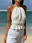 Santorini Top - White - Sabi Swimwear 