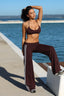 SOFTFORM HALTER CROP - ESPRESSO