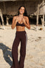 SOFTFORM WIDE-LEG FLARE LEGGING - LUNE TRIM