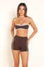 SOFTFORM MONACO CROP - MOCHA TRIM