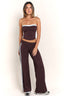 SOFTFORM WIDE-LEG FLARE LEGGING - LUNE TRIM