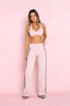 SOFTFORM RACER CROP - COCOA TRIM