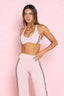 SOFTFORM RACER CROP - COCOA TRIM