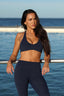 SOFTFORM RACER CROP - NAVY
