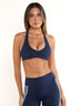 SOFTFORM RACER CROP - NAVY