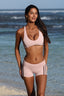 SOFTFORM RACER CROP - COCOA TRIM