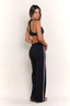 SOFTFORM WIDE-LEG FLARE LEGGING - TAUPE TRIM