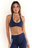 SOFTFORM RACER CROP - NAVY