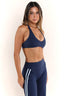 SOFTFORM RACER CROP - NAVY