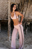 SOFTFORM RACER CROP - COCOA TRIM