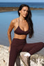 SOFTFORM HALTER CROP - ESPRESSO