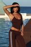 SOFTFORM ISLA RACER TANK - ESPRESSO