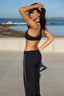 SOFTFORM RACER CROP - BLACK