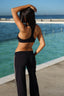 SOFTFORM RACER CROP - BLACK