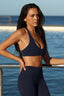 SOFTFORM RACER CROP - NAVY