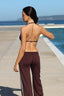 SOFTFORM HALTER CROP - ESPRESSO