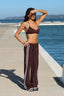 SOFTFORM HALTER CROP - ESPRESSO