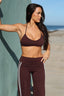 SOFTFORM HALTER CROP - ESPRESSO