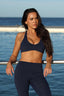 SOFTFORM RACER CROP - NAVY