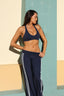 SOFTFORM RACER CROP - NAVY