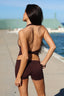 SOFTFORM SAVANNAH HALTER TANK - ESPRESSO