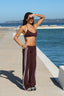 SOFTFORM WIDE-LEG FLARE LEGGING - LUNE TRIM