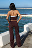 SOFTFORM WIDE-LEG FLARE LEGGING - LUNE TRIM