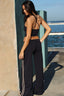 SOFTFORM WIDE-LEG FLARE LEGGING - TAUPE TRIM