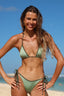 AMALFI TOP - KHAKI TRIM