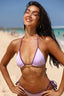 AMALFI TOP - VIOLET TRIM