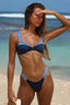 CASIS TOP - BLUE TRIM