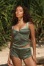 CASIS TANK - SAGE TRIM