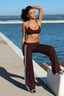 SOFTFORM HALTER CROP - ESPRESSO
