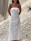 SOLLER DRESS - WHITE