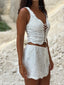 CAPRI SKIRT- WHITE