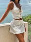 CAPRI SKIRT- WHITE