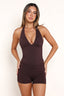 SOFTFORM SAVANNAH HALTER TANK - ESPRESSO