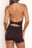 SOFTFORM SAVANNAH HALTER TANK - ESPRESSO