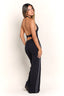 SOFTFORM WIDE-LEG FLARE LEGGING - SLATE TRIM