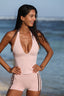 SOFTFORM SAVANNAH HALTER TANK - DUSTY PINK