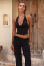 SOFTFORM SAVANNAH HALTER TANK - BLACK
