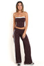 SOFTFORM WIDE-LEG FLARE LEGGING - LUNE TRIM