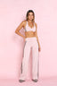 SOFTFORM WIDE-LEG FLARE LEGGING - CACAO TRIM