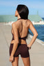 SOFTFORM SAVANNAH HALTER TANK - ESPRESSO