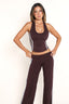 SOFTFORM WIDE-LEG FLARE LEGGING - LUNE TRIM