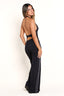 SOFTFORM WIDE-LEG FLARE LEGGING - SLATE TRIM