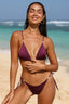 ZAMBARA TOP - PLUM