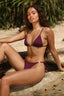 ZAMBARA BOTTOM - PLUM