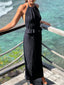 Santorini Dress - Black - Sabi Swimwear 